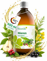 Biostile Kidney Kräutersaft mit Kräuter-Komplex ohne Zusatzstoffe 500 ml – Bild 1 von 3