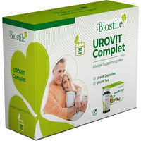 Produktbild von Biostile Urovit Complet Kapseln mit Sägepalme und Tribulus terrestris zur Unterstützung der Prostata- und Blasengesundheit für Männer
