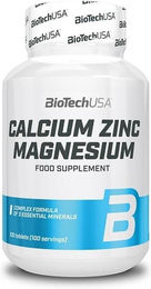 BioTech Calcium Zinc Magnesium Mineralstoff-Komplex Tabletten für Erwachsene und Sportler – Bild 1 von 1