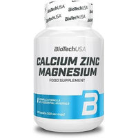 Produktbild von BioTech Calcium Zinc Magnesium Mineralstoff-Komplex Tabletten für Erwachsene und Sportler
