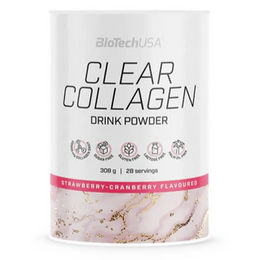 BioTech H2O Collagen Pulver 308g Strawberry Cranberry zuckerfrei fettfrei laktosefrei glutenfrei – Bild 1 von 1