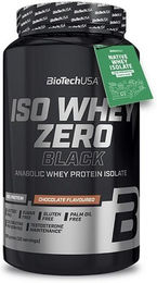 BioTech Iso Whey Zero Black Whey Protein Isolat Pulver Neutral 1000 g glutenfrei zuckerfrei laktosefrei – Bild 1 von 2
