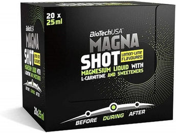 BioTech Magna Shot L-Carnitin Zitrone Ampullen 20 Stück – Bild 1 von 2