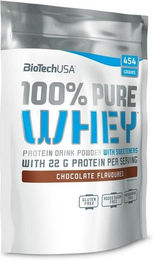 BioTech USA 100% Pure Whey Mischung Pulver ohne Zusatzstoffe 454 g – Bild 1 von 2