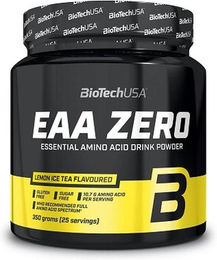 BioTech USA EAA Zero Aminosäuren Pulver Zitrone zuckerfrei und glutenfrei – Bild 1 von 2