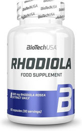 BioTech USA Rhodiola 500mg Kapseln glutenfrei und laktosefrei – Bild 1 von 1
