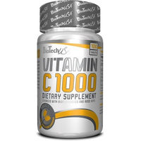 Produktbild von BioTech USA Vitamin C Tabletten mit Acerola und Hagebutte 1000 mg 100 Stück