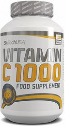 BioTech Vitamin C 1000 mg Tabletten mit natürlichem Acerola und Hagebutte 250 Stück – Bild 1 von 1