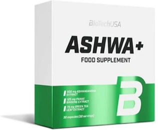 BioTechUSA Ashwa+ Kapseln mit Ashwagandha 500 mg 30 Stück – Bild 1 von 1