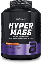 BioTechUSA Hyper Mass Gainer Pulver Karamell glutenfrei und zuckerfrei 2270 g – Bild 1 von 6
