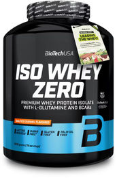BioTechUSA Iso Whey Zero Molkenprotein-Isolat Pulver Salz-Karamell glutenfrei 1816 g – Bild 1 von 7