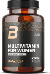 BioTechUSA Multivitamin For Women aus biologischen Quellen 60 Tabletten – Bild 1 von 6