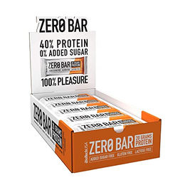 BioTechUSA Zero Bar Proteinriegel laktosefrei und glutenfrei mit Crunchy-Textur – Bild 1 von 3