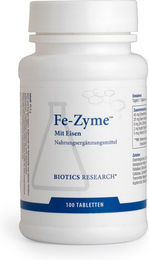 BIOTICS RESEARCH Fe-Zyme Eisen Bisglycinat Tabletten glutenfrei laktosefrei zuckerfrei ohne Zusatzstoffe – Bild 1 von 1