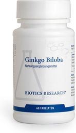 BIOTICS RESEARCH Ginkgo Biloba 24% Tabletten glutenfrei laktosefrei zuckerfrei ohne Zusatzstoffe – Bild 1 von 1