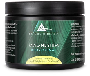 Biotikon Magnesium Bisglycinat Pulver vegan und glutenfrei 300 g – Bild 1 von 2