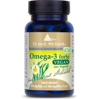 Produktbild von Biotikon Omega-3 forte Vegan Kapseln mit 540 mg pflanzlichem Ursprung ohne Zusatzstoffe