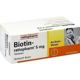 Biotin ratiopharm 5mg Tabletten – Bild 1 von 1