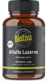 Biotiva Alfalfa Luzerne Bio Kapseln – Bild 1 von 2