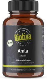 Biotiva Amla Bio Kapseln 500 mg 150 Stück hochdosiert – Bild 1 von 5