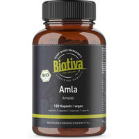 Produktbild von Biotiva Amla Bio Kapseln 500 mg 150 Stück hochdosiert