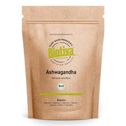 Biotiva Ashwagandha Bio Kapseln mit 1500 mg Tagesdosis 180 Stück – Bild 1 von 2