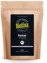 Biotiva Baobab Pulver Bio vegan ohne Zusatzstoffe 250 g – Bild 1 von 3