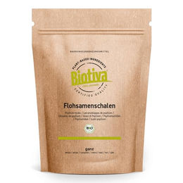 Biotiva Bio Flohsamenschalen Pulver 2kg (2x1kg) reich an Ballaststoffen – Bild 1 von 4