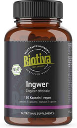 Biotiva Bio Ingwer Kapseln – Bild 1 von 3