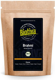 Biotiva Brahmi Pulver Bio vegan glutenfrei laktosefrei – Bild 1 von 3