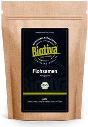 Biotiva Flohsamenschalen Bio Pulver vegan ohne Zusatzstoffe 250 g – Bild 1 von 3