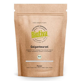 Biotiva Galgantwurzel Pulver Bio 100g vegan – Bild 1 von 3