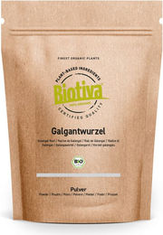 Biotiva Galgantwurzel Pulver Bio vegan ohne Zusatzstoffe 250 g – Bild 1 von 1