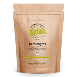 Biotiva Gerstengras Pulver Bio 500g – Bild 1 von 3