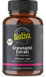Biotiva Granatapfel Extrakt Kapseln Bio – Bild 1 von 2