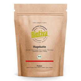 Biotiva Hagebuttenpulver Bio 1 kg vegan glutenfrei laktosefrei – Bild 1 von 5