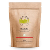 Produktbild von Biotiva Hagebuttenpulver Bio 1 kg vegan glutenfrei laktosefrei