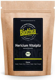 Biotiva Hericium Pulver Bio vegan ohne Zusatzstoffe 150 g – Bild 1 von 3