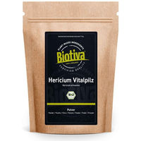 Produktbild von Biotiva Hericium Pulver Bio vegan ohne Zusatzstoffe 150 g