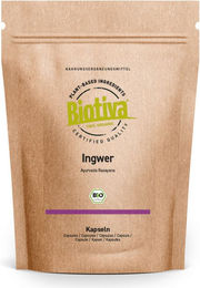 Biotiva Ingwer Kapseln Bio – Bild 1 von 2
