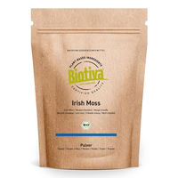 Produktbild von Biotiva Irish Moss Pulver Bio 125g - Chondrus Crispus Rotalge - Vegan