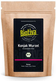 Biotiva Konjak Pulver Bio ohne Zusatzstoffe 250g – Bild 1 von 4