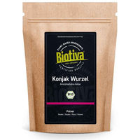 Produktbild von Biotiva Konjak Pulver Bio ohne Zusatzstoffe 250g