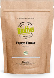 Biotiva Papain Bio Papaya Extrakt Kapseln – Bild 1 von 2