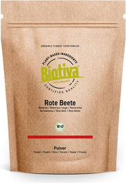 Biotiva Rote Beete Pulver Bio ohne Zusatzstoffe 250g vegan – Bild 1 von 3