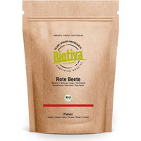 Produktbild von Biotiva Rote Beete Pulver Bio ohne Zusatzstoffe 250g vegan