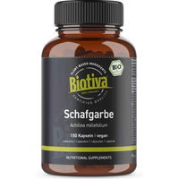 Produktbild von Biotiva Schafgarbe Kapseln Bio
