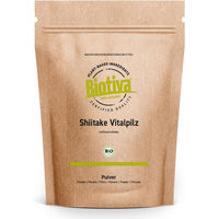 Produktbild von Biotiva Shiitake Pulver Bio vegan ohne Zusatzstoffe 125 g