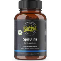 Produktbild von Biotiva Spirulina Bio Tabletten 150 Stück