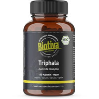 Produktbild von Biotiva Triphala Bio Kräuter-Komplex hochdosiert 150 Kapseln 500 mg vegan